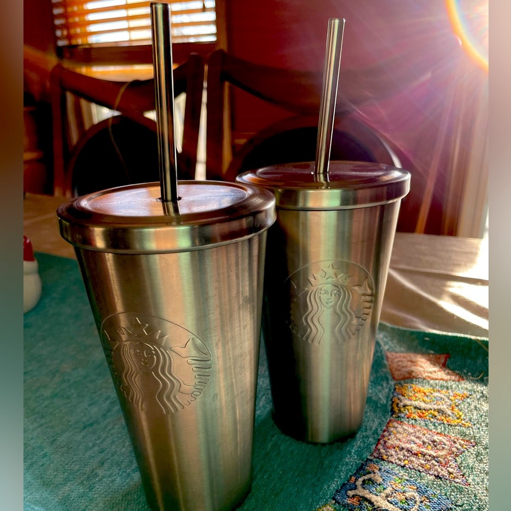 Starbucks tumblers, SET OF TWO